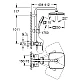 Душевая система со смесителем Grohe Tempesta Cube 250 26692001 хром