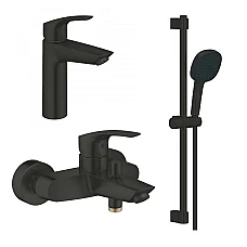 Набір змішувачів Grohe EuroSmart UA123246M243 чорний матовий