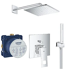 Душевая система скрытого монтажа Grohe Eurocube из Rainshower 310 Mono Cube 26405SC3 хром