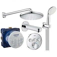Комплект для ванни/душу Grohe Grohtherm SmartControl з Tempesta UA26416SC2 хром