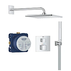 Душова система прихованого монтажу Grohe Grohtherm Cube 34868000 хром