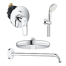 Душова система прихованого монтажу Grohe BauLoop New UA2908100A хром