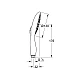 Ручной душ Grohe Power&Soul 130 27672DR0 фисташковый