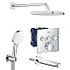 Душевая система скрытого монтажа с термостатом Grohe Grohtherm SmartControl UA26415SC6 хром
