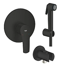 Комплект гігієнічного душу Grohe Eurosmart New Tempesta-F Trigger Spray чорний матовий