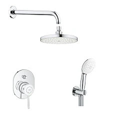 Душова система прихованого монтажу Grohe хром