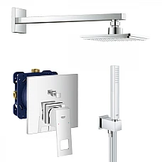 Душова система прихованого монтажу Grohe Eurocube UA2406200A хром