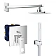 Душова система прихованого монтажу Grohe Eurocube UA2406200A хром