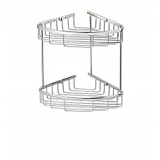 Корзина угловая подвійна 20.5 × 20.5 × 27 см | Stella Dodatki