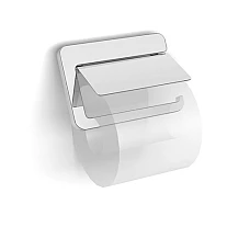 Тримач туалетного паперу із заслонкою |14 × 2 × 10 cm хром | Stella KOBE