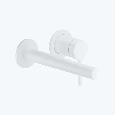 Змішувач для умивальника настінний Excellent PI (AREX.1214WH) білий матовий