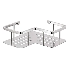 Корзина угловая 20 × 20 × 7 cm хром | Stella Dodatki