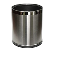 Контейнер відкритий для сміття /22.5 × 27.5 cm ,9л, знімний корпус із матової сталі/ Stella Dodatki