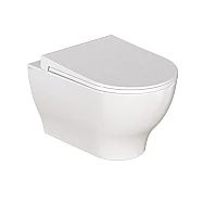 Унітаз підвісний безобідковий 54х35 з сидіннями Soft Close Durabagno VENUS (2630)