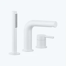 Смеситель на борт ванны Excellent PI (AREX.1234WH) белый матовый