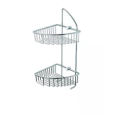 Корзина кутова подвійна 21 × 22 × 50 см| Stella Dodatki