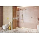 Душова перегородка 1200х2000 Excellent Vidoq Walk-in золото