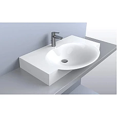 Умывальник Fancy Marble Carme 800 3408101 из литого камня