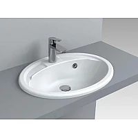 Умивальник Fancy Marble Bianca Bowl 550 2105101 з литого каменю