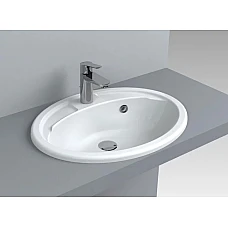 Умивальник Fancy Marble Bianca Bowl 550 2105101 з литого каменю