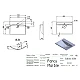 Умывальник Fancy Marble Edison 600 11659101 из литого камня