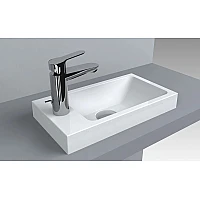 Умивальник на стільницю Fancy Marble Izolda 400 11940101 з литого каменю
