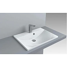 Умивальник Fancy Marble Edison 600 11659101 з литого каменю