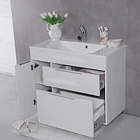 Тумба з умивальником Fancy Marble Bermuda 2 + Edison 900C