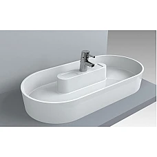 Умивальник Fancy Marble Lika 900 8009101 з литого каменю