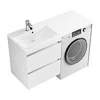 Шафа нижня Jamaica 1500 з умивальником Fancy Marble Lauretta 1500 R/L
