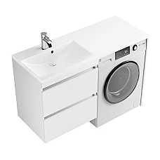 Шафа нижня Jamaica 1500 з умивальником Fancy Marble Lauretta 1500 R/L