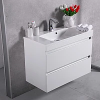 Тумба Fancy Marble Borneo 900 з умивальником Edison 900
