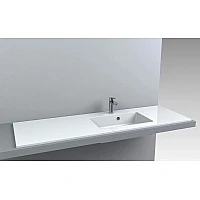 Умывальник над стриральний машиной Fancy Marble Lauretta 1500 5815301/401 L/R из литого камня