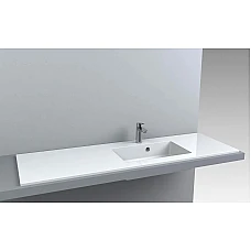 Умивальник над пралкою Fancy Marble Lauretta 1500 5815301/401 L/R з литого каменю
