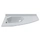 Умивальник Fancy Marble Patricia 800 L 6608301 з литого каменю