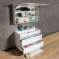 Дзеркальна шафка для ванної кімнати Fancy Marble Okinava 1100