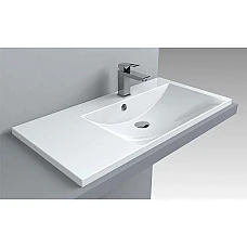 Умивальник Fancy Marble Edison 900 L/R з литого каменю