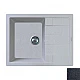Кухонная мойка 64х49 Fancy Marble ANILA 123061401 черный металлик