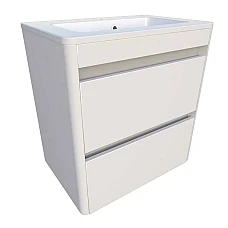 Шафа нижня Bali 60-2 зі стільницею та умивальником Annabelle 600 Fancy Marble