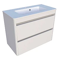 Шкаф нижний Bali 80-2 со столешницей и умывальником Annabelle 800 Fancy Marble