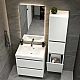 Пенал для ванной комнаты Fancy Marble Borneo-2 400 с корзиной