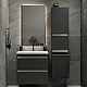 Пенал для ванной комнаты Fancy Marble Borneo-2 400 с корзиной