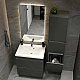 Пенал для ванной комнаты Fancy Marble Borneo-2 400 с корзиной