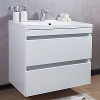 Тумба Borneo 800 з умивальником Lisa 800 Fancy Marble