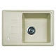 Кухонная мойка 61х43 Fancy Marble DELGADO 124060801 айвори