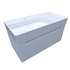 Комплект Edge, тумба з умивальником Optimus 950 Fancy Marble Edge-1 Б (одна шухляда)