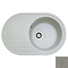 Кухонна мийка 76х49 Fancy Marble ELIPSE 120070401 сірий