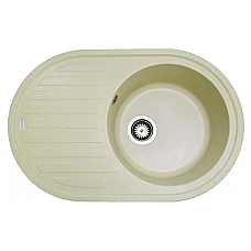 Кухонна мийка 76х49 Fancy Marble ELIPSE 120070801 айворі