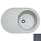 Кухонная мойка 76х49 Fancy Marble ELIPSE 120071301 графит