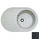 Кухонная мойка 76х49 Fancy Marble ELIPSE 120071401 черный металлик